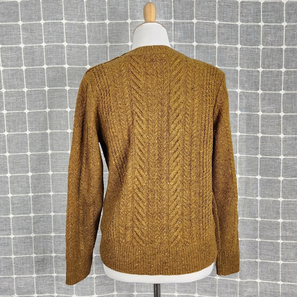 J. Crew Wool Blend Cable Knit Sweater